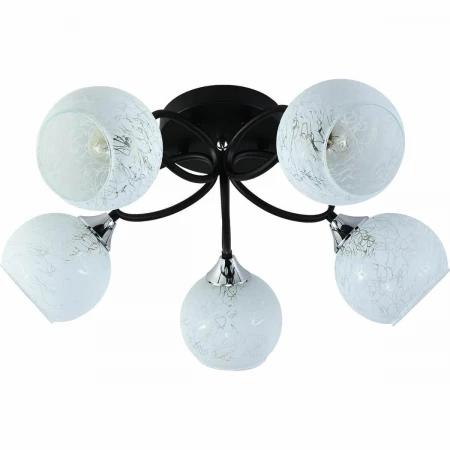 Потолочная люстра Reluce 01331-0.3-05 BK+CR