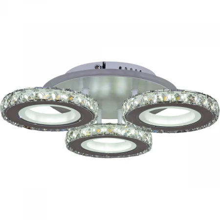 Потолочная светодиодная люстра Reluce 03900-0.3-03A WH+CR (RGB)