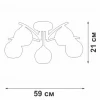 Потолочная люстра Vitaluce V4285-0/5PL