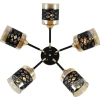 Потолочная люстра Reluce 01355-0.3-05 BK+FGD Потолочная люстра Reluce 01355-0.3-05 BK+FGD