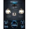 Потолочная люстра Seven Fires Rumo WD3527/3C-BK-CR-CL Потолочная люстра Seven Fires Rumo WD3527/3C-BK-CR-CL