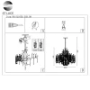 Подвесная люстра ST Luce Ravello SL1650.303.08