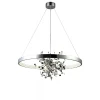 Подвесная люстра Crystal Lux GARDEN SPLED+4 D800 CHROME