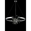 Подвесная люстра Crystal Lux GARDEN SPLED+4 D800 CHROME