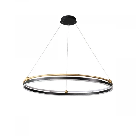 Подвесная люстра Crystal Lux FERNANDO SP88W LED D1000 BLACK/GOLD