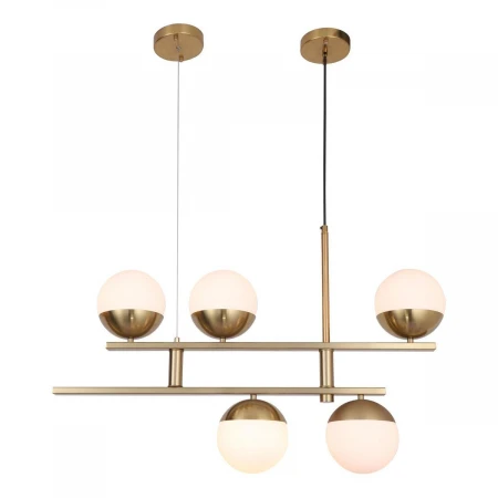 Подвесная люстра Elvan LU-7661/5-E14-GlWh
