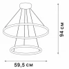 Подвесная люстра Vitaluce V04600-93/2S