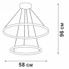 Подвесная люстра Vitaluce V04614-03/2S