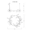 Подвесная люстра Arte Lamp Vincent A7790SP-24BK