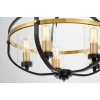 Подвесная люстра Lumina Deco Monterey LDP 1141-5 BK+MD