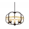 Подвесная люстра Lumina Deco Monterey LDP 1141-5 BK+MD