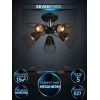 Потолочная люстра Seven Fires Berat WD3525/5C-BK-CR-BK Потолочная люстра Seven Fires Berat WD3525/5C-BK-CR-BK