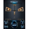 Потолочная люстра Seven Fires Klotild WD3522/3C-BK-AB