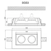 Встраиваемый светильник Artpole SGS3