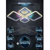 Потолочная светодиодная люстра Seven Fires Makena SF5009/5C-WT-RGB Потолочная светодиодная люстра Seven Fires Makena SF5009/5C-WT-RGB