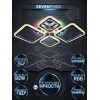 Потолочная светодиодная люстра Seven Fires Makena SF5009/5C-CR-RGB Потолочная светодиодная люстра Seven Fires Makena SF5009/5C-CR-RGB