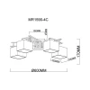 Потолочная люстра MyFar Bona MR1590-4C
