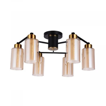 Потолочная люстра Arte Lamp Leo A7027PL-6BK