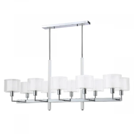 Подвесная люстра Crystal Lux Maestro SP-PL10 L1100 Chrome