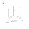 Подвесной светодиодный светильник Arlight SP-Line-Hang-Arc-O3535-D350-35W Warm3000 037883