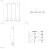 Подвесной светильник Eglo Manzanares 900306