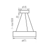 Подвесной светильник Kanlux JASMIN C 470-W/M 36504