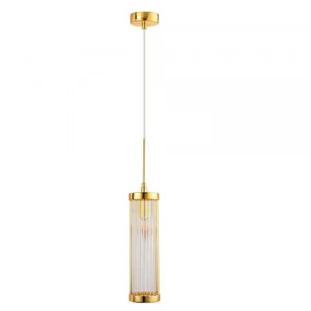 Подвесной светильник Crystal Lux Tadeo SP1 D100 Gold/Transparente