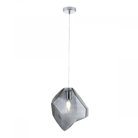 Подвесной светильник Crystal Lux NUESTRO SP1 CHROME/SMOKE