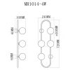 Настенный светильник MyFar Stacy MR1014-4W