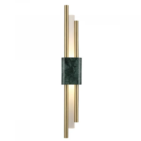 Настенный светодиодный светильник Crystal Lux CARTA AP6W LED GREEN/BRASS