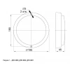 Настенно-потолочный светодиодный светильник IEK ДПО LDPO0-4003-15-4000-K01