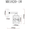 Бра MyFar Olivia MR1820-1W Бра MyFar Olivia MR1820-1W