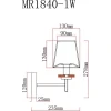 Бра MyFar Daniel MR1840-1W