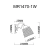 Бра MyFar Luiza MR1470-1W