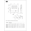 Прожектор светодиодный IEK СДО 07-50 50W 6500K LPDO701-50-K03