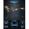 Потолочная люстра Seven Fires Stelara WD3511/6C-BK-AB-BK Потолочная люстра Seven Fires Stelara WD3511/6C-BK-AB-BK