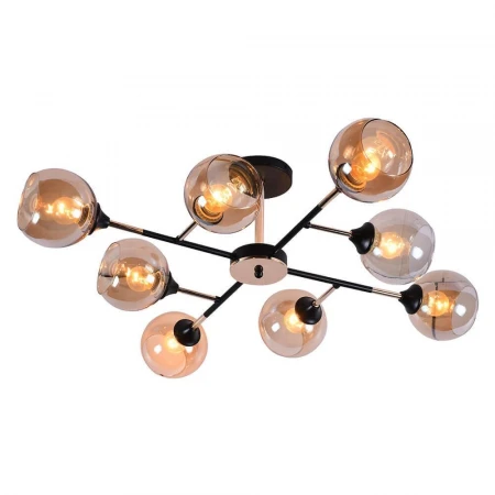 Потолочная люстра Seven Fires Линда SF3301/8C-MBK+GD