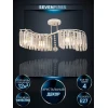 Потолочная люстра Seven Fires Iveya WD3549/4C-WT-CR-CL