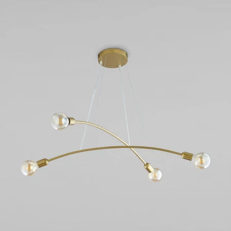 Подвесная люстра TK Lighting 2727 Helix Gold