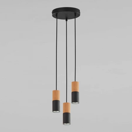 Подвесная люстра TK Lighting 6310 Elit Black Wood