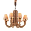 Подвесная люстра Arte Lamp Corda A8958LM-8BR Подвесная люстра Arte Lamp Corda A8958LM-8BR
