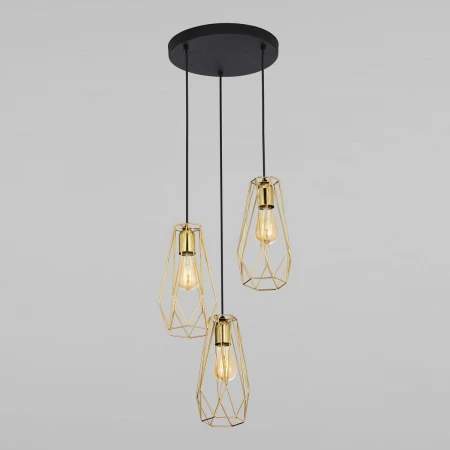 Подвесная люстра TK Lighting 2697 Lugo Gold