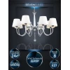 Подвесная люстра Seven Fires Bandi WD3584/8H-WT-CR-WT
