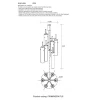Подвесная люстра Crystal Lux Primavera PL6 Chrome