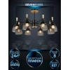 Потолочная люстра Seven Fires Adion WD3500/8C-BK