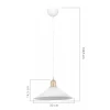 Подвесной светильник Toplight Delilah TL1606H-01WH