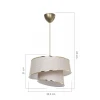 Подвесной светильник Toplight Adriana TL1621H-01BG