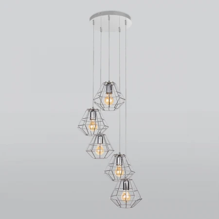 Подвесной светильник TK Lighting 4289 Diamond Silver