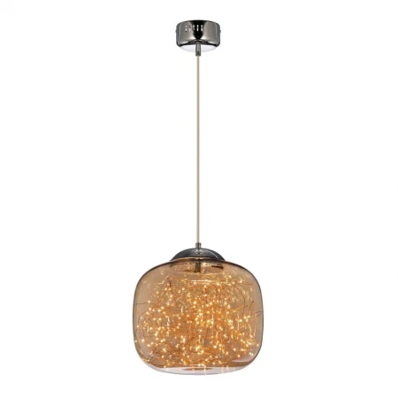 Подвесной светодиодный светильник Lumina Deco Daisy LDP 6823-300 CHR+AMB