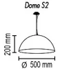 Подвесной светильник TopDecor Dome Royal S2 12 33